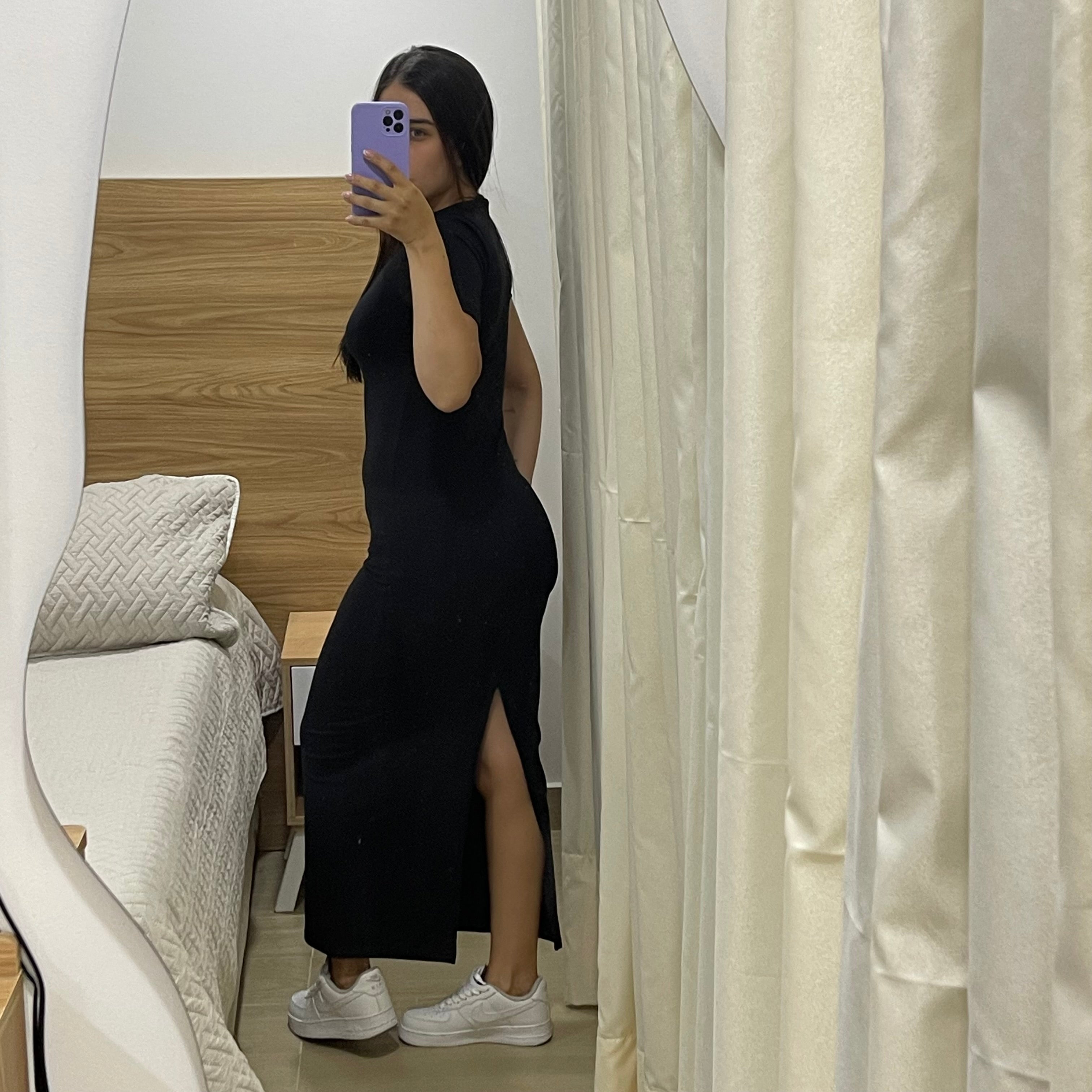 VESTIDO CUELLO REDONDO